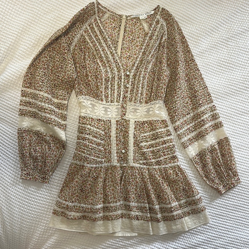Veronica Beard Floral Lace Dress